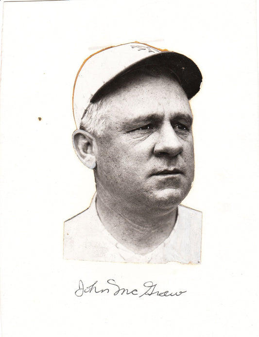 NY Giants - John McGraw original 1920's Production Art Photo