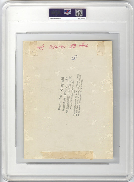 1919 Black Sox Scandal Team Member – Buck Weaver Original TYPE I Photo PSA/DNA