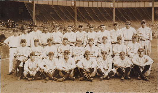1923 New York Yankees Team Photo (FIRST WORLD SERIES CHAMPIONSHIP) with Rookie Lou Gehrig & Babe Ruth HUGE Oversized Original TYPE I Photo PSA/DNA LOA