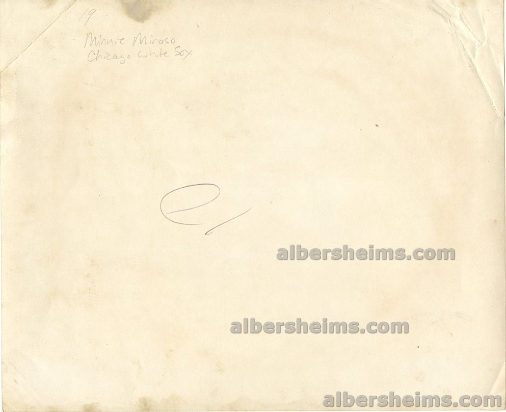Circa 1951 Rookie Era Minnie Minoso "Cuban Comet” Original TYPE I Photo