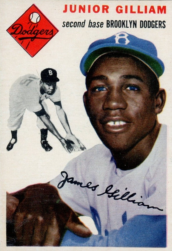 1953Topps Jim Gilliam Baseball Card Image Original TYPE I Photo PSA/DNA LOA