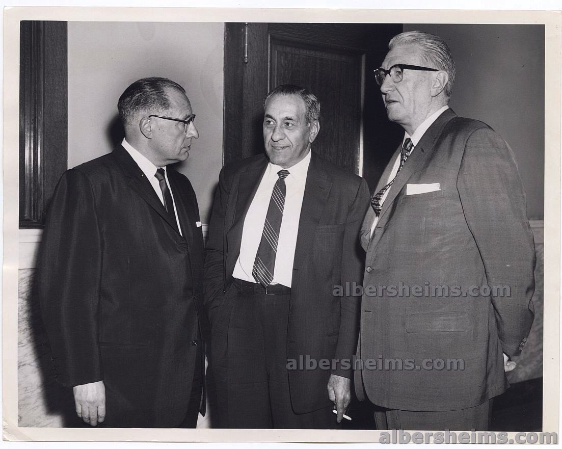1960 Chicago Mafia Boss – Tony Accardo Court Original TYPE I Photo Original TYPE I Photo