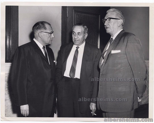 1960 Chicago Mafia Boss – Tony Accardo Court Original TYPE I Photo Original TYPE I Photo