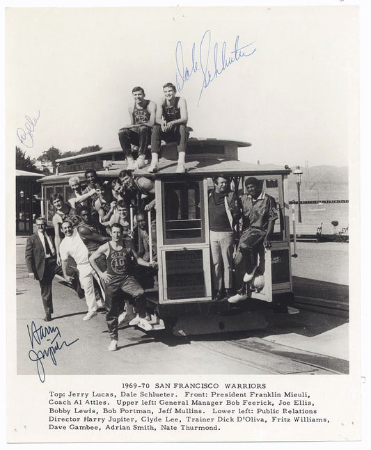1969-70 San Francisco Warriors Original Team Issued Photo Signed AUTO by 2