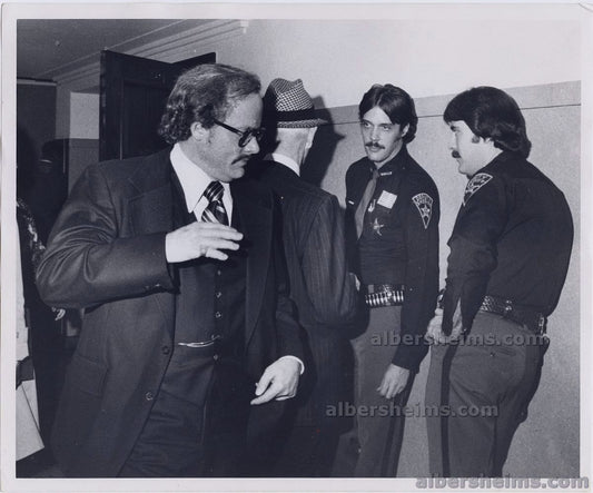 1975 Gangster Mobster Danny Greene “The Irishman” In Court Original TYPE I Photo Original TYPE I Photo