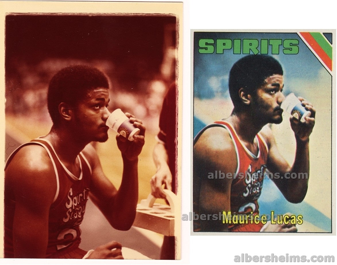 1975 Topps Basketball #302 Maurice Lucas Rookie Card Image Original Photo From Topps Archives