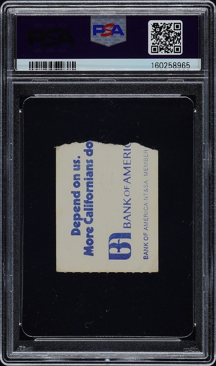 June 27, 1980 SF Giants vs. L.A. Dodgers – Jerry Reuss No-Hitter Ticket Stub PSA 4 (Highest Graded) Low Pop!