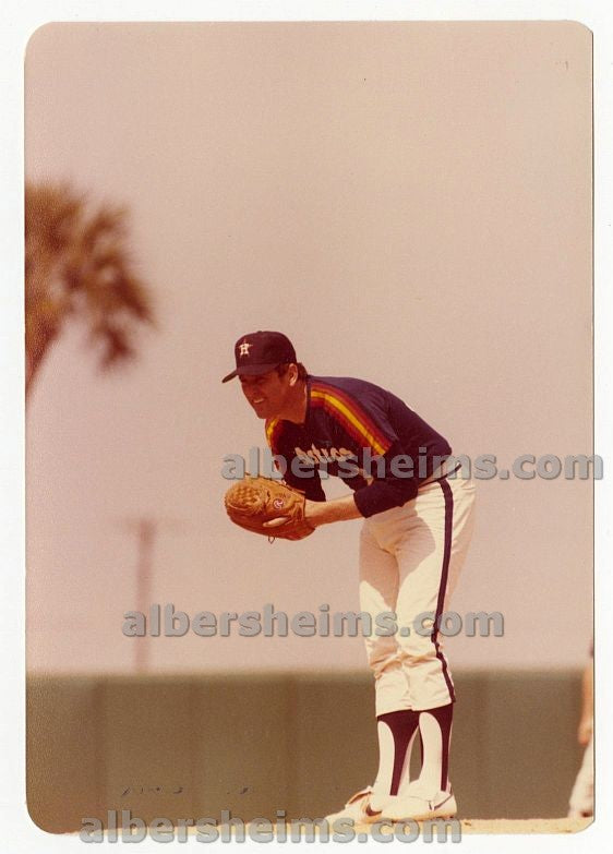 1984 Nolan Ryan "On Top of the Mound" Spring Training Original TYPE I Snapshot Photo