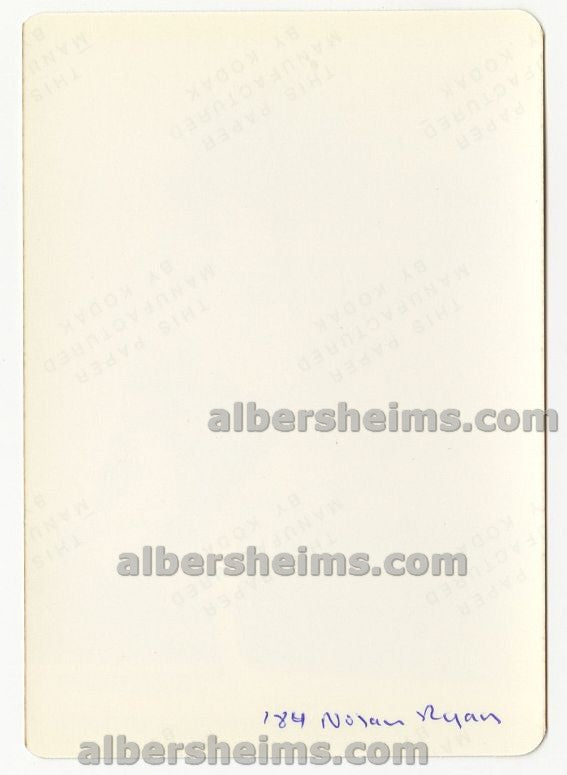 1984 Nolan Ryan “The Maestro of the Mound” Spring Training Original TYPE I Snapshot Photo