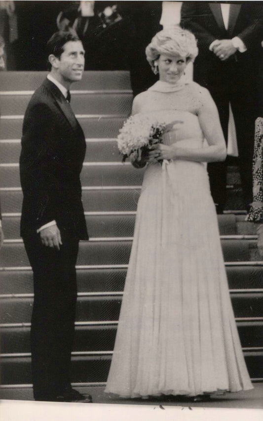 1987 Princess Diana & Prince Charles - The Empire Strikes Back Original Photo