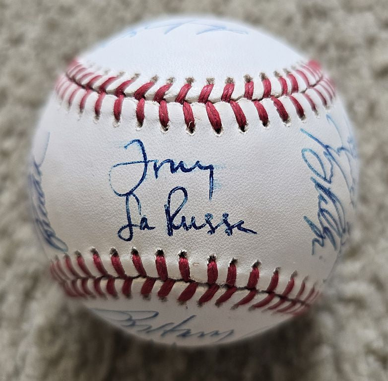 1989 Oakland A’s Team Signed AUTO Baseball World Series Champions