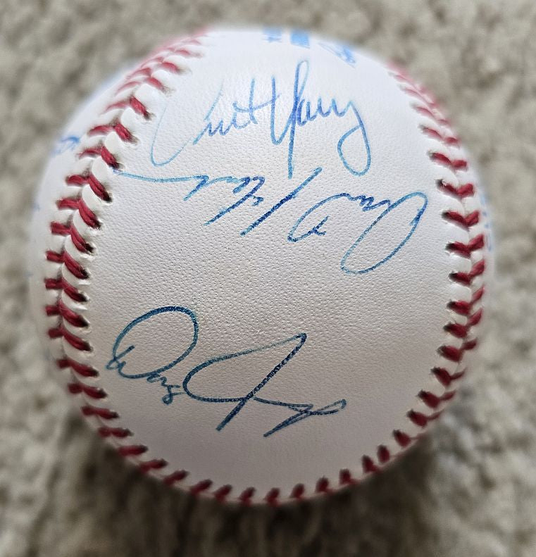 1989 Oakland A’s Team Signed AUTO Baseball World Series Champions