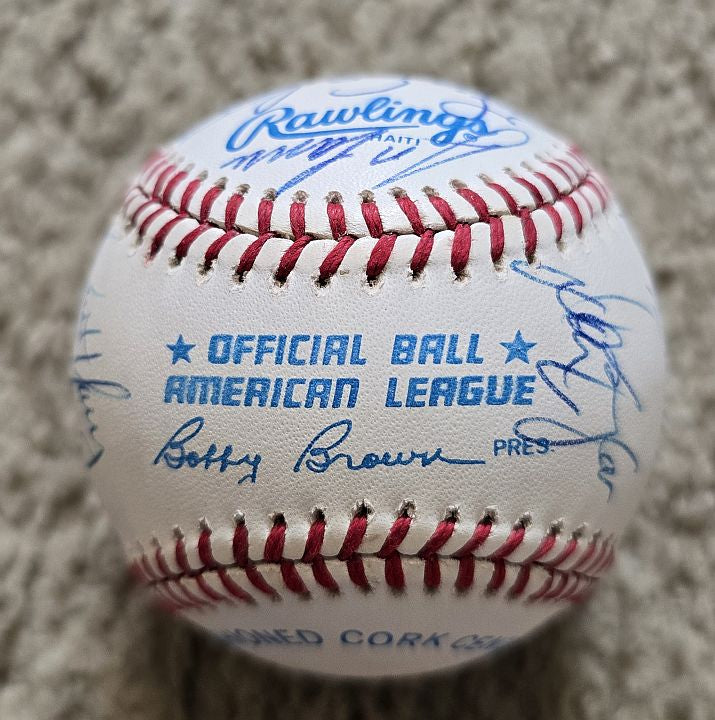 1989 Oakland A’s Team Signed AUTO Baseball World Series Champions