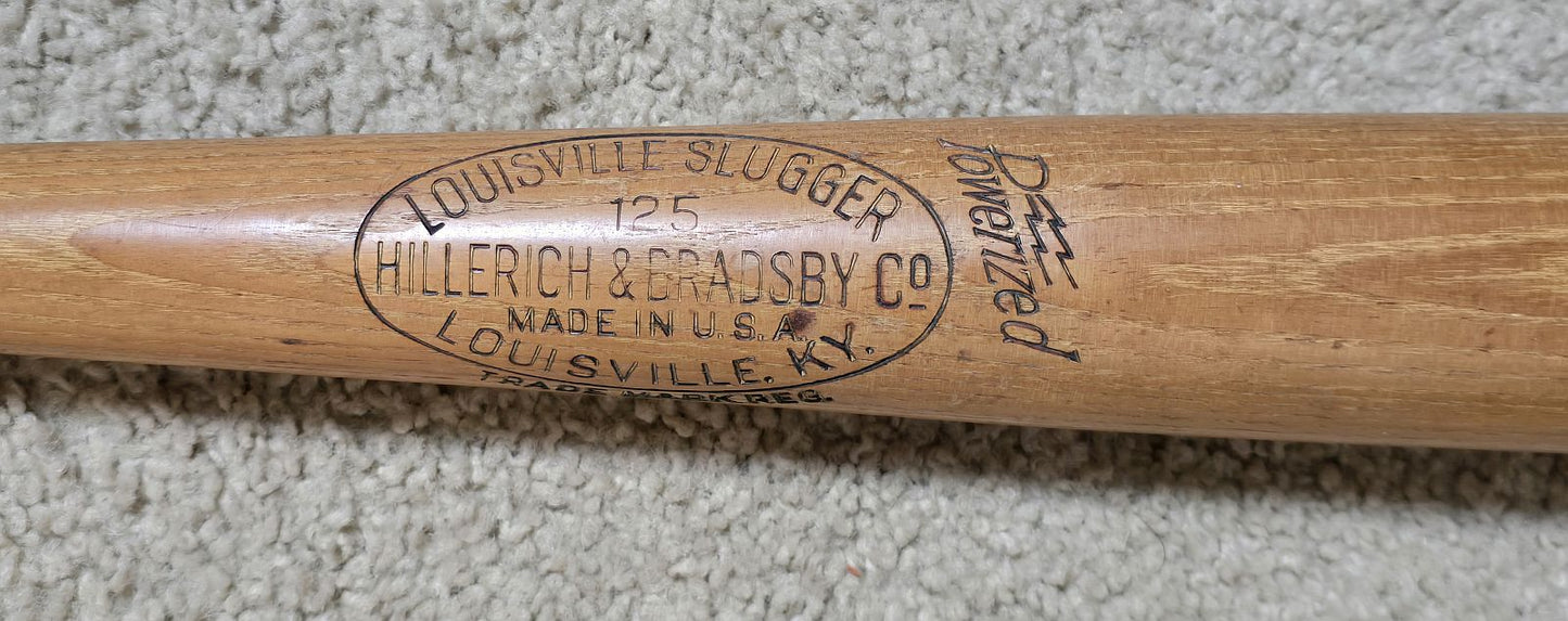 Circa 1938-43 Roy Cullenbine Game Issue Louisville Slugger Professional Model Bat Detroit Tigers Yankees