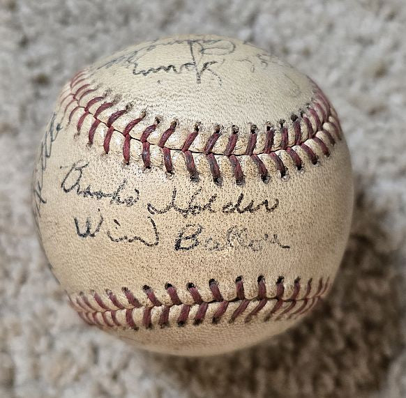 1941 San Francisco Seals PCL Team Signed AUTO Baseball /w Tony Lazzeri & Lefty O’Doul