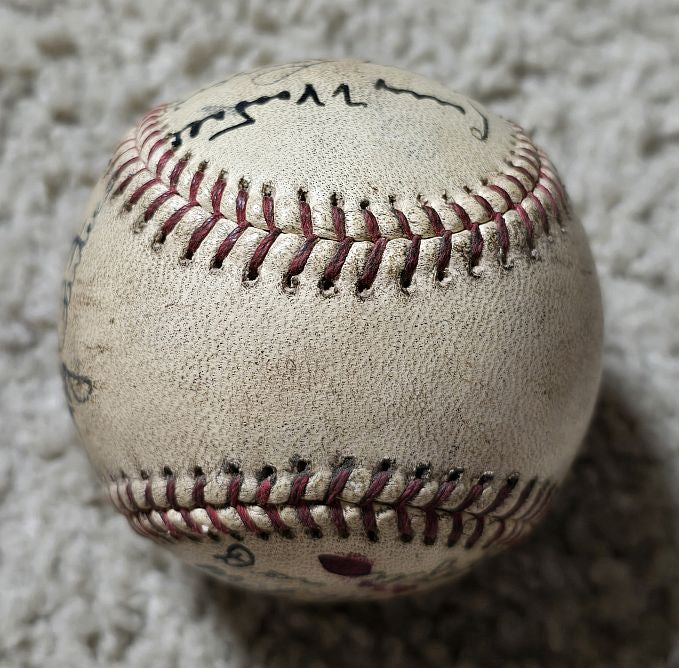 1941 San Francisco Seals PCL Team Signed AUTO Baseball /w Tony Lazzeri & Lefty O’Doul