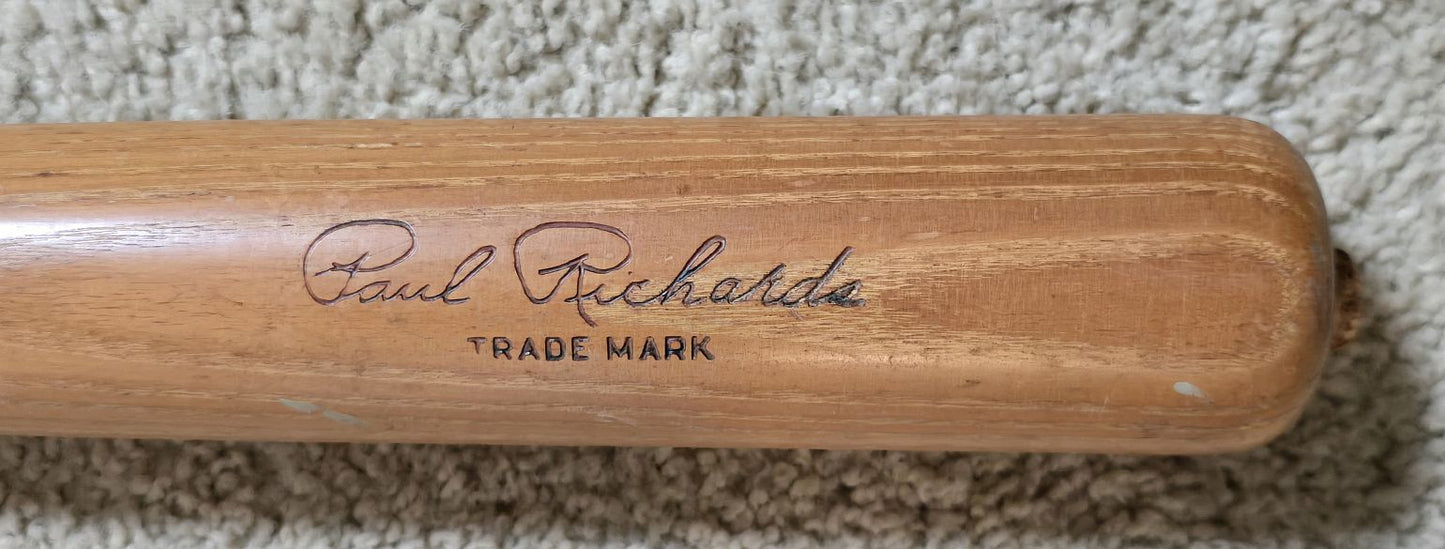 Circa 1938-43 Paul Richards Game Issue Louisville Slugger Professional Model Bat Detroit Tigers Orioles
