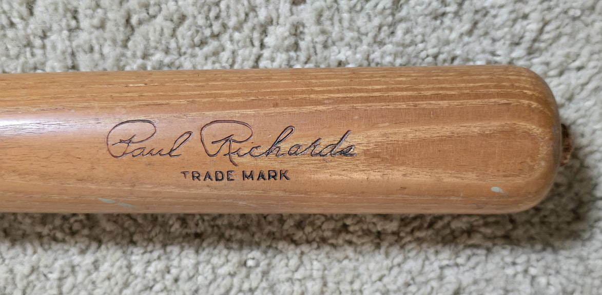 Circa 1938-43 Paul Richards Game Issue Louisville Slugger Professional Model Bat Detroit Tigers Orioles