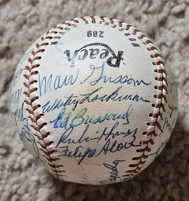 1958 San Francisco Giants Team Signed AUTO Baseball – 1st Year in SF – Willie Mays