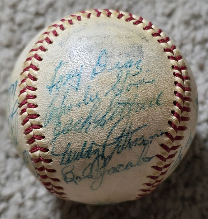 1960 Sacramento Solons Team Signed AUTO PCL Baseball – Final Season