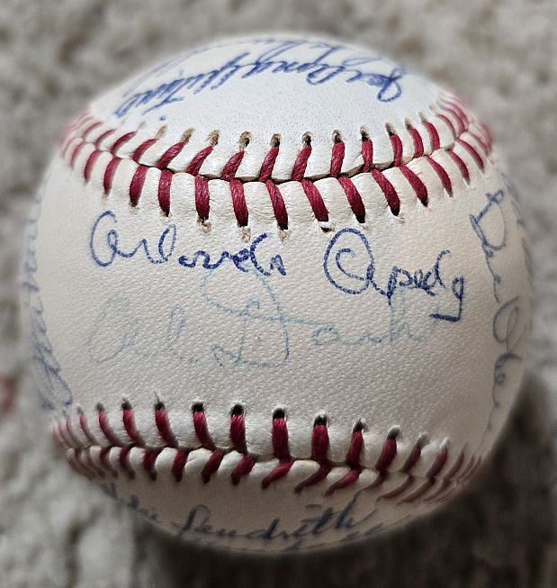 1961 San Francisco Giants Team Signed AUTO Baseball (ONL – Giles) /w 26 sigs – Mays Marichal McCovey Cepeda