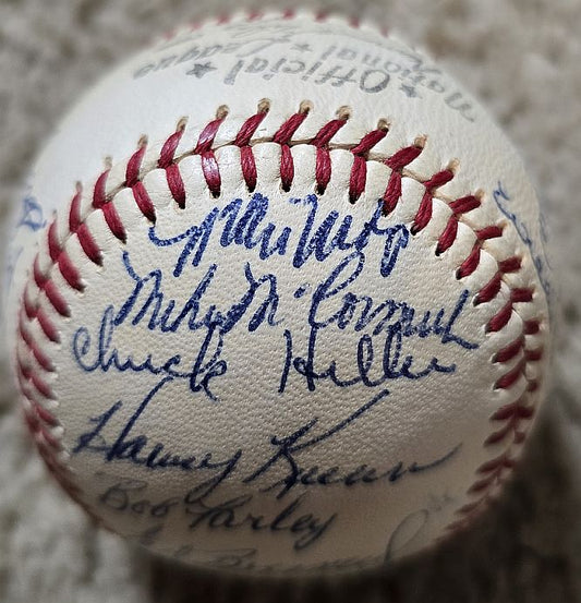 1961 San Francisco Giants Team Signed AUTO Baseball (ONL – Giles) /w 26 sigs – Mays Marichal McCovey Cepeda