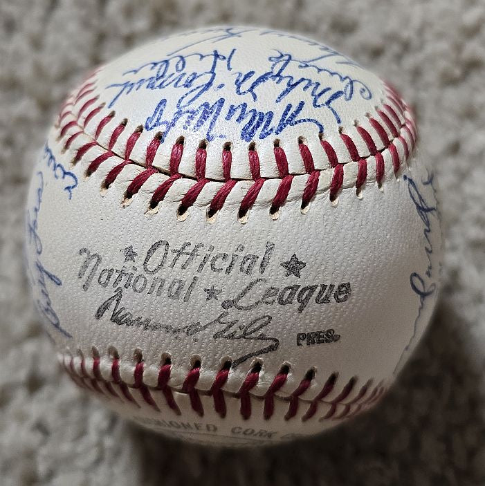 1961 San Francisco Giants Team Signed AUTO Baseball (ONL – Giles) /w 26 sigs – Mays Marichal McCovey Cepeda