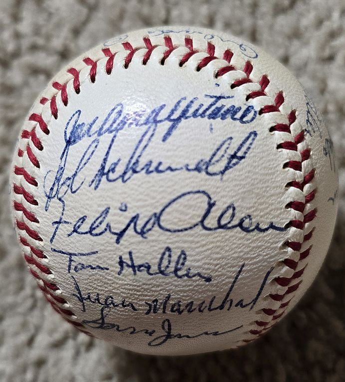 1961 San Francisco Giants Team Signed AUTO Baseball (ONL – Giles) /w 26 sigs – Mays Marichal McCovey Cepeda