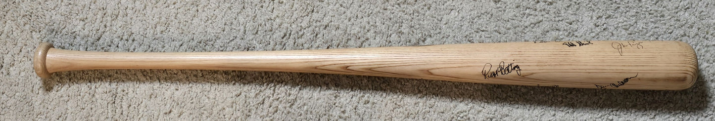 1979 AL West Champs - California Angels Team Signed AUTO Jim Fregosi Game Ready Louisville Slugger Bat