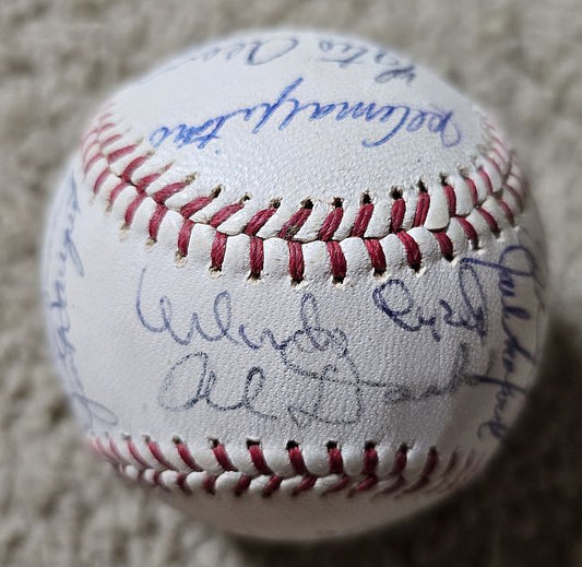 1963 San Francisco Giants Team Signed AUTO Baseball /w 26 sigs - Willie Mays