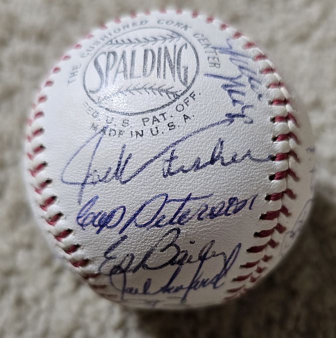 1963 San Francisco Giants Team Signed AUTO Baseball /w 26 sigs - Willie Mays
