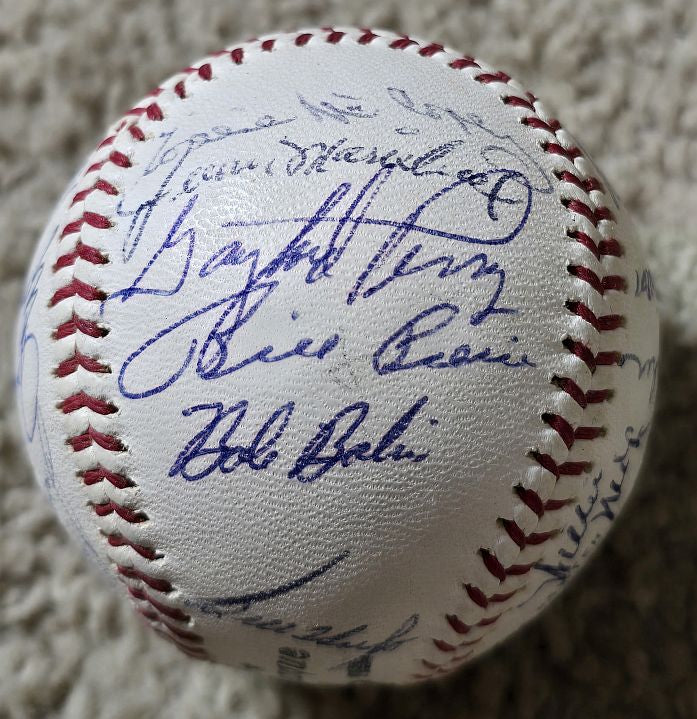 1963 San Francisco Giants Team Signed AUTO Baseball /w 26 sigs - Willie Mays