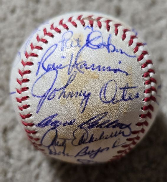 1972 Baltimore Orioles Team Signed AUTO (OAL – Cronin) Baseball /w 29 sigs