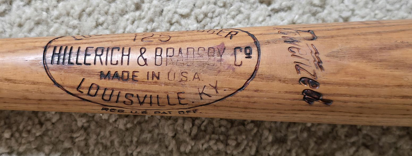 1961-64 Ronnie Hansen Game Model Louisville Slugger L.B.C.C. Bat