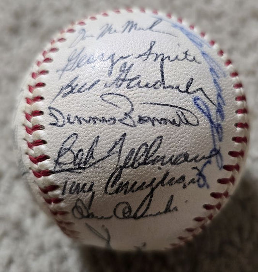 1966 Boston Red Sox Team Signed AUTO (OAL – Cronin) Baseball /w 28 Sigs
