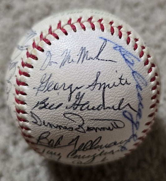 1966 Boston Red Sox Team Signed AUTO (OAL – Cronin) Baseball /w 28 Sigs