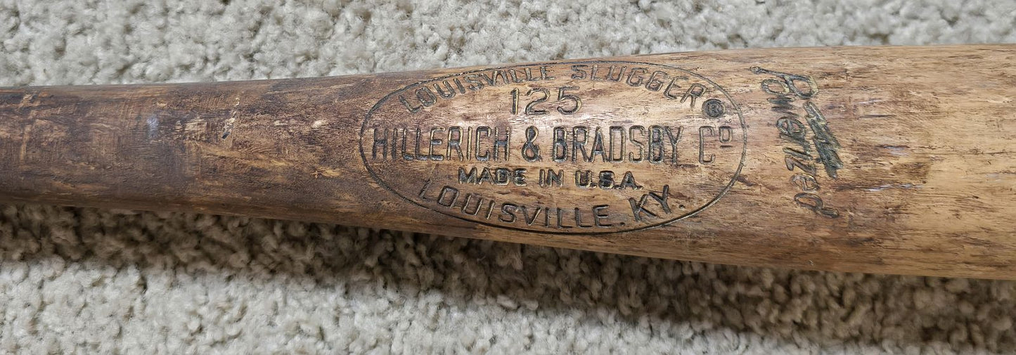 Circa 1970 Jim Hicks Game Used Louisville Slugger Bat California Angels