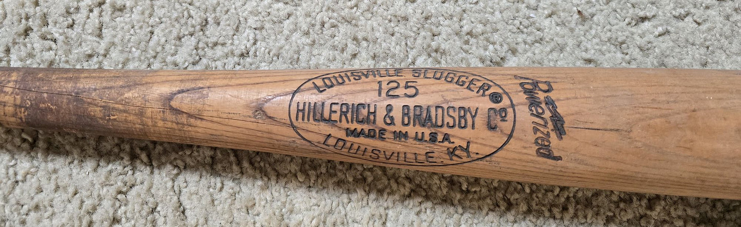 Circa 1970-72 Roger Repoz Game Used Louisville Slugger Bat California Angels