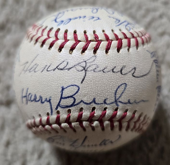 1967 Baltimore Orioles Team Signed AUTO (OAL – Cronin) Baseball by 23