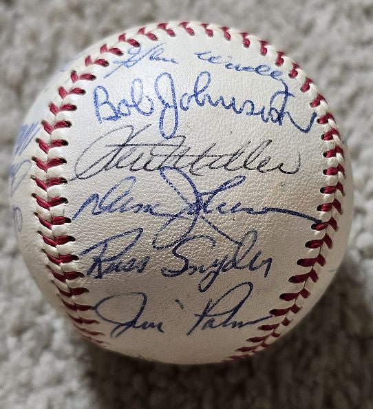 1967 Baltimore Orioles Team Signed AUTO (OAL – Cronin) Baseball by 23