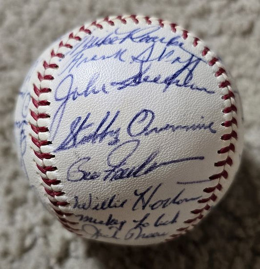 1965 Detroit Tigers Team Signed AUTO (OAL – Cronin) Baseball /w 31 Sigs