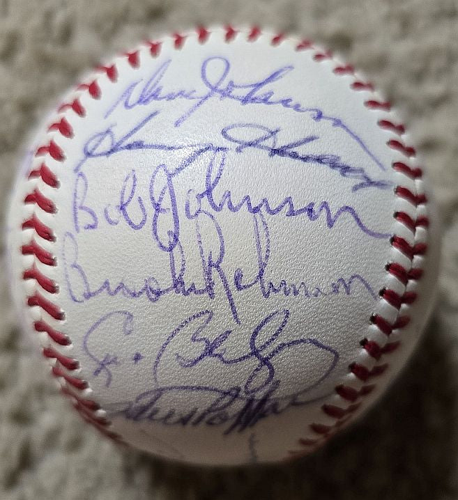 1965 Baltimore Orioles Team Signed AUTO (OAL – Cronin) Baseball by 29