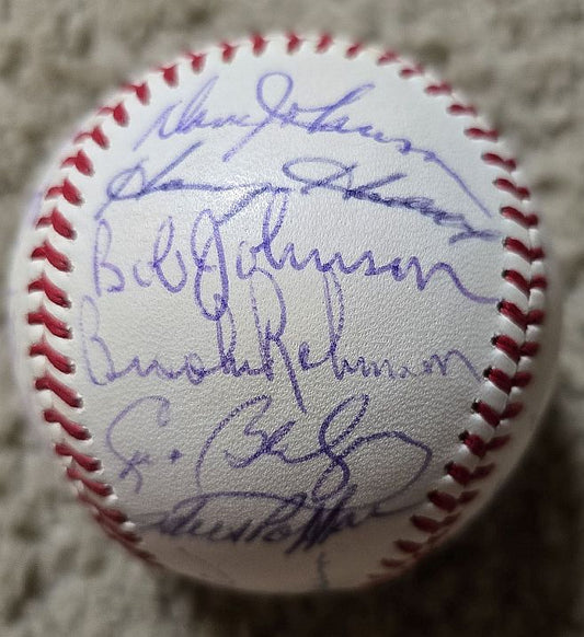 1965 Baltimore Orioles Team Signed AUTO (OAL – Cronin) Baseball by 29