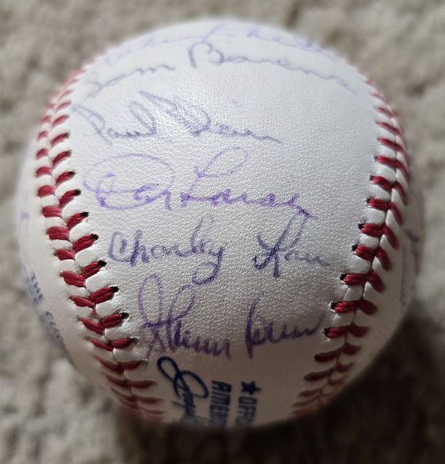 1965 Baltimore Orioles Team Signed AUTO (OAL – Cronin) Baseball by 29