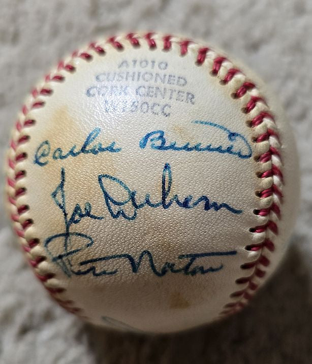 1957 Hollywood Stars Team Signed AUTO Baseball PCL Pitts Pirates /w 16 Sigs