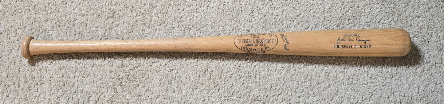 Circa 1964-72 Wes Covington Batting Practiced Used Professional Model Louisville Slugger Professional Model Bat #2 Braves Dodgers