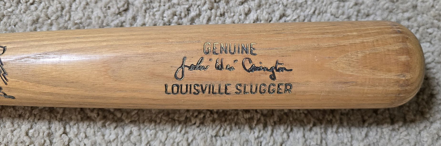 Circa 1964-72 Wes Covington Batting Practiced Used Professional Model Louisville Slugger Professional Model Bat #2 Braves Dodgers