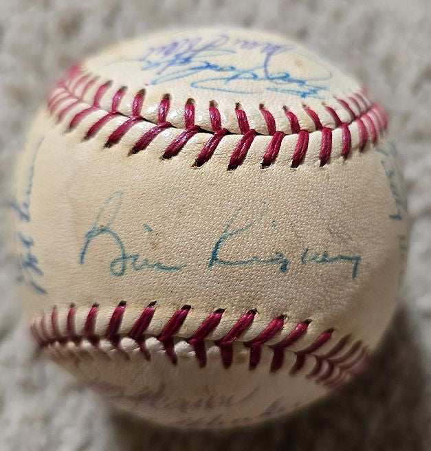 1967 California Angels Team Signed AUTO (OAL – Cronin) Baseball /w 26 Signatures