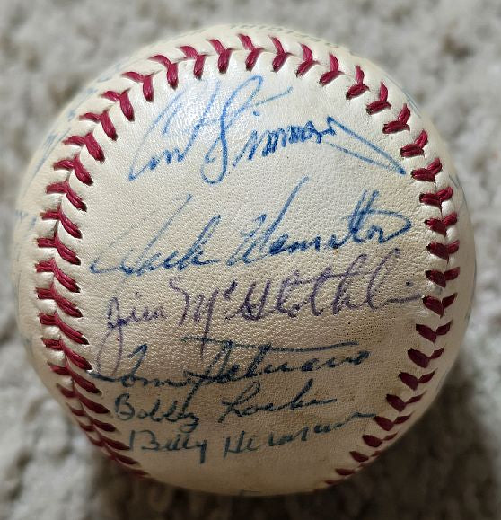 1967 California Angels Team Signed AUTO (OAL – Cronin) Baseball /w 26 Signatures