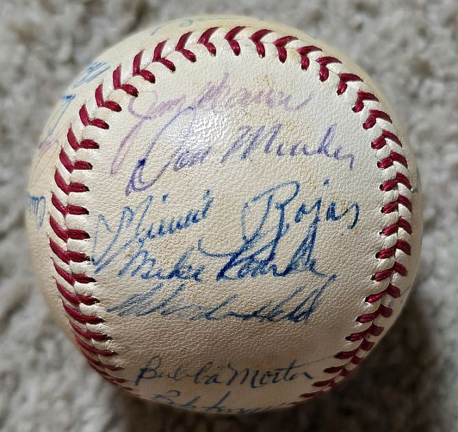 1967 California Angels Team Signed AUTO (OAL – Cronin) Baseball /w 26 Signatures